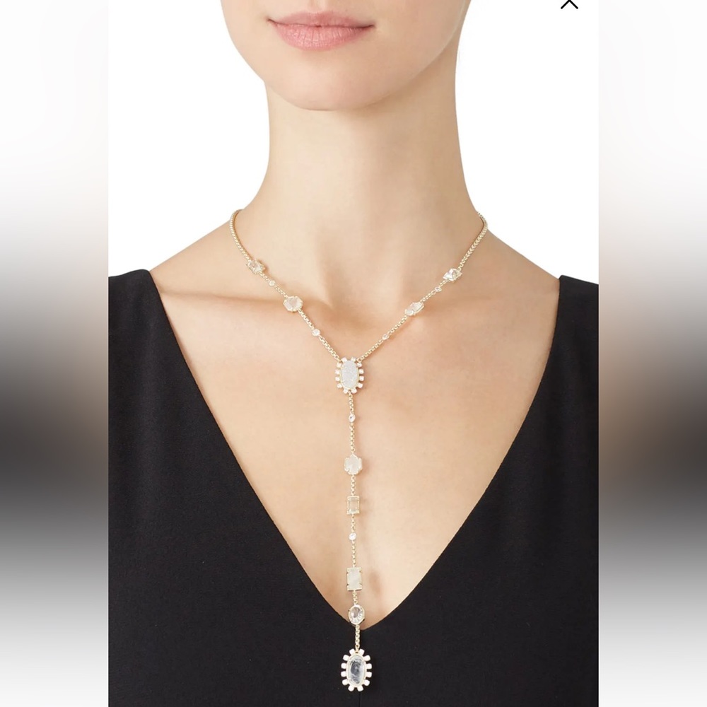 Kendra Scott Gold Lucielle Y Necklace